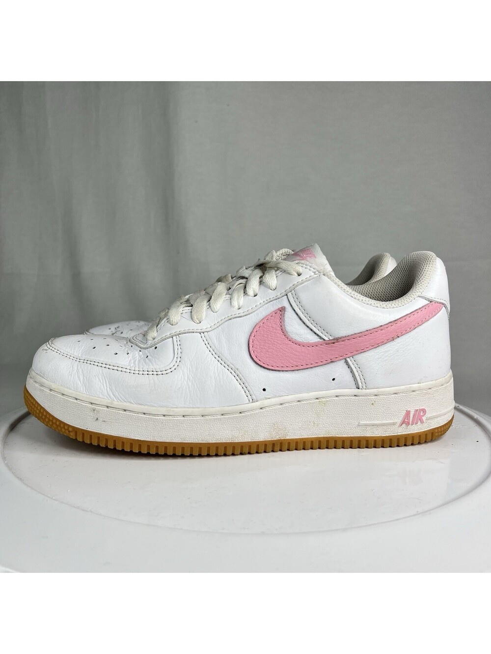 Nike Air Force 1 Low Retro White / Pink - Gum Yellow DM0576-101 Men's Size 9